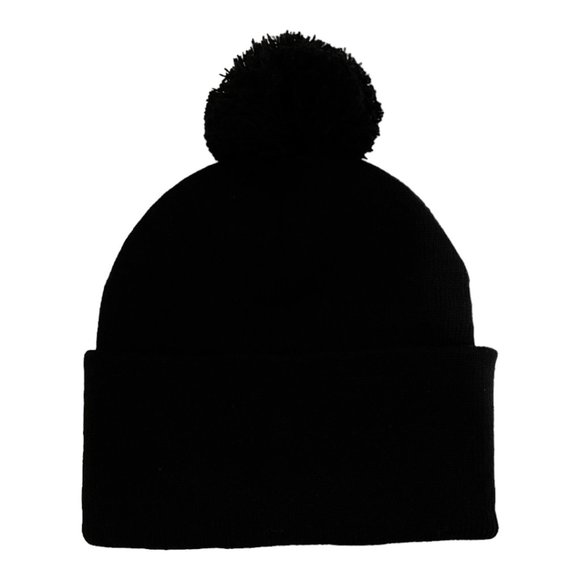 In Speed We Trust Graphic Black Beanie Hat - Picture 2 of 3